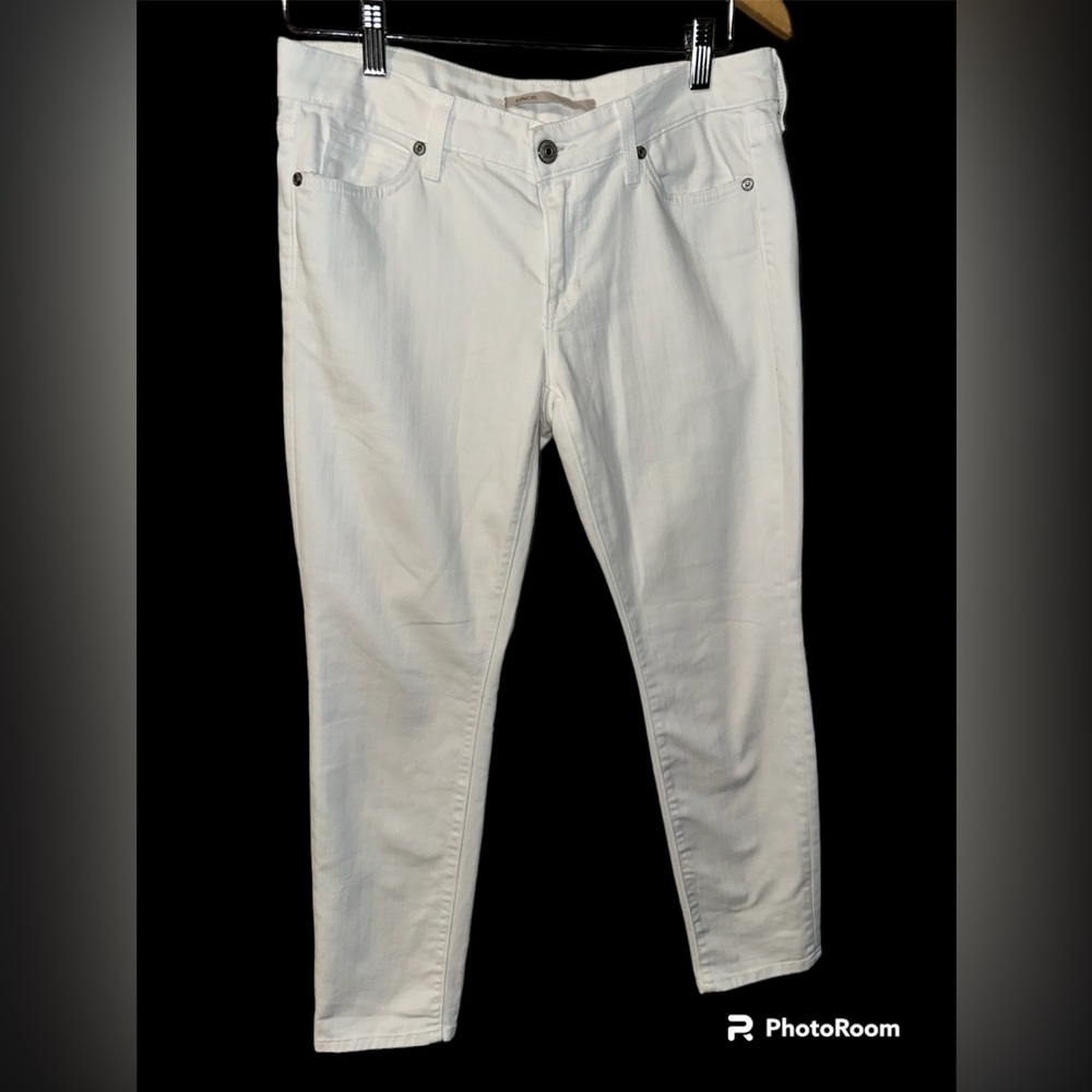 White VINCE CROP SKINNY ANKLE. Size28
